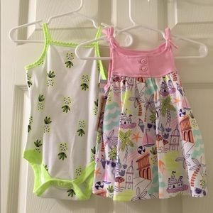 Summer onesie and dress